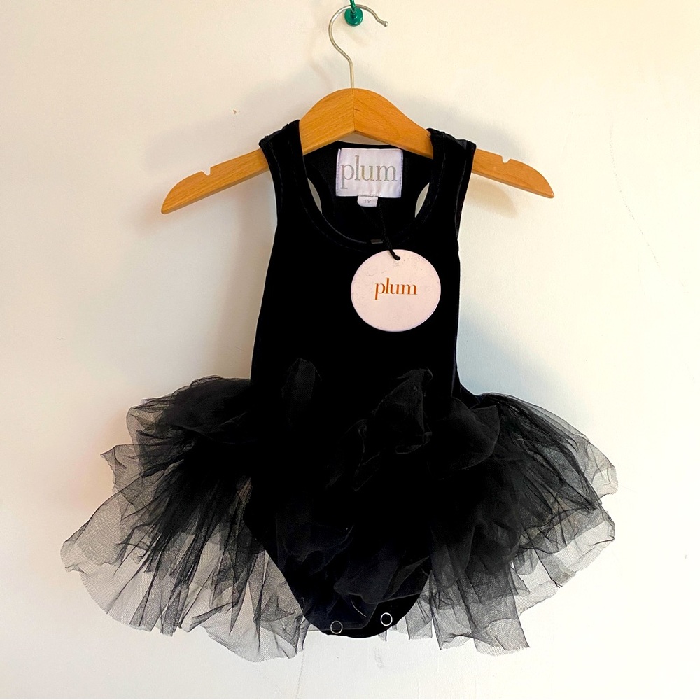Velvet Tutu Dress - Black